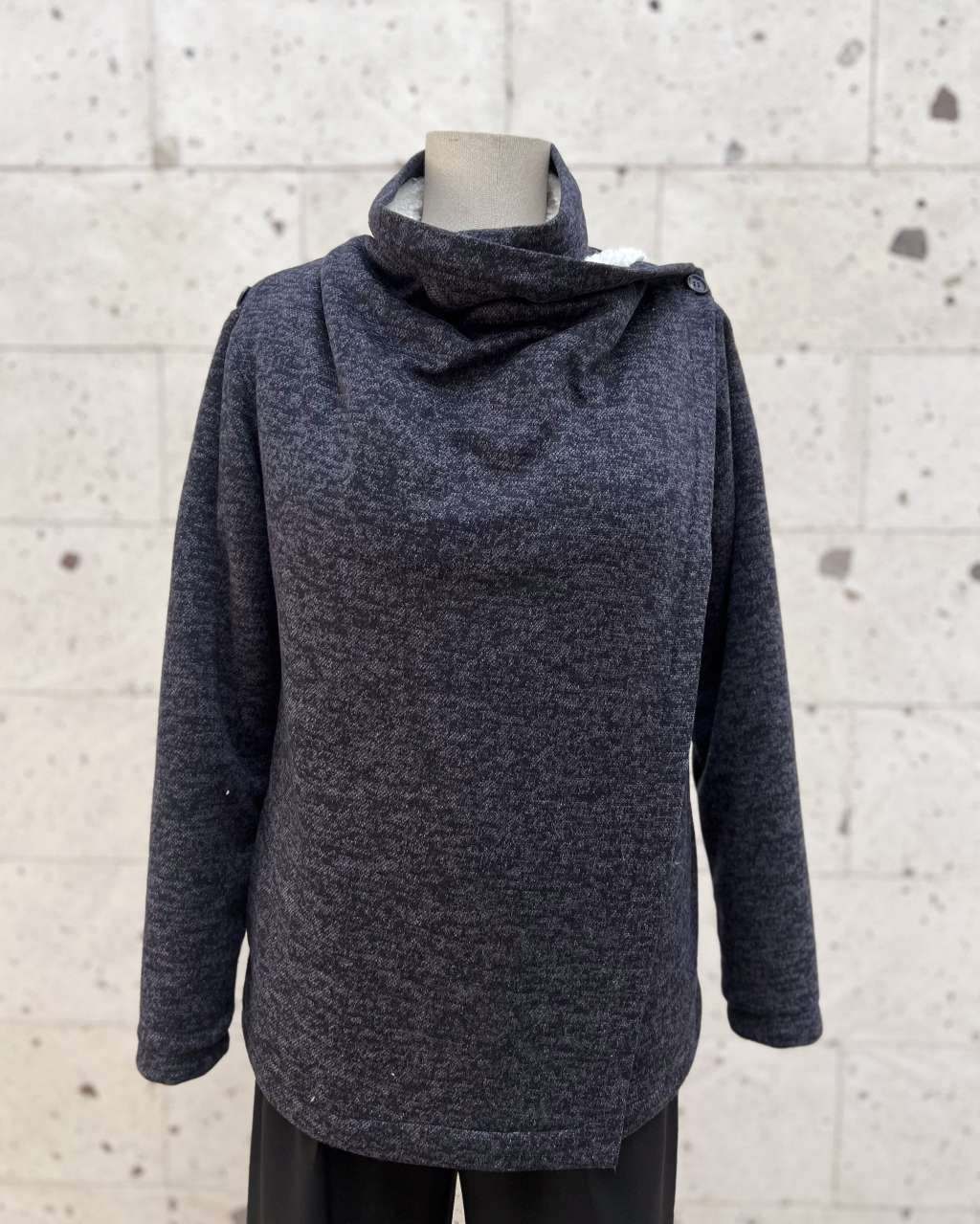 Cardigan Sherpa Azul