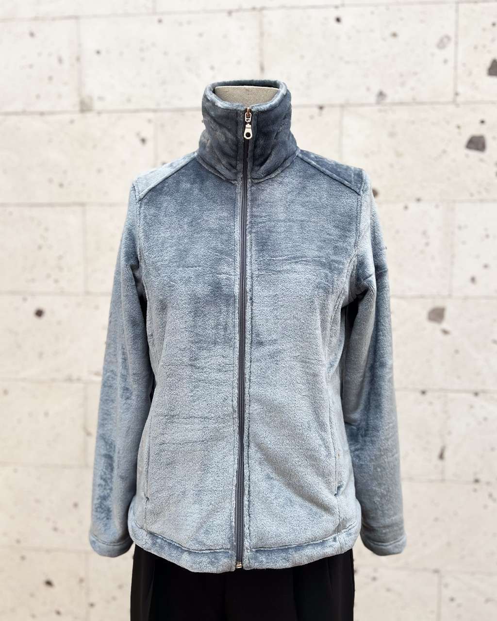 Chaqueta conejo gris