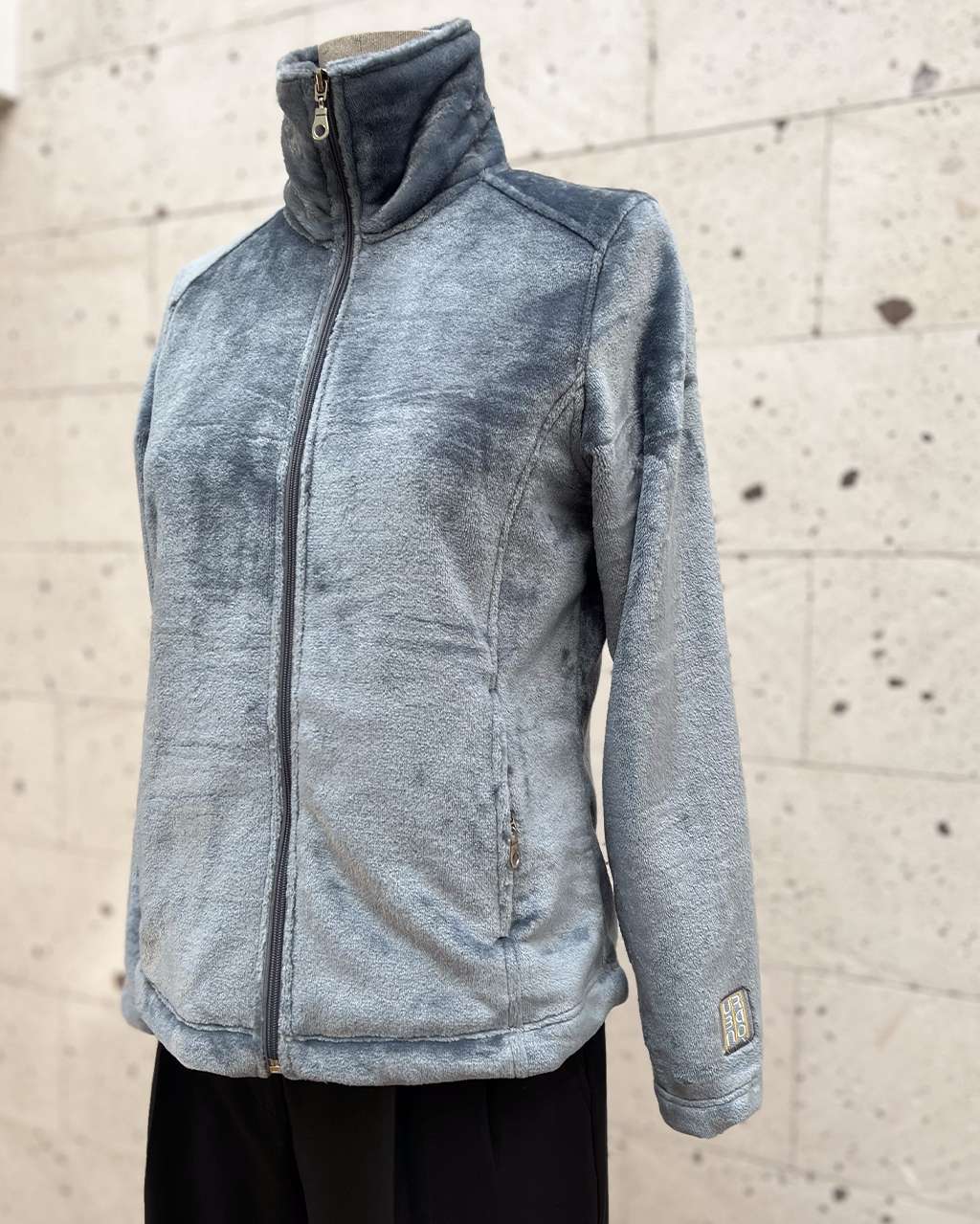 Chaqueta conejo gris
