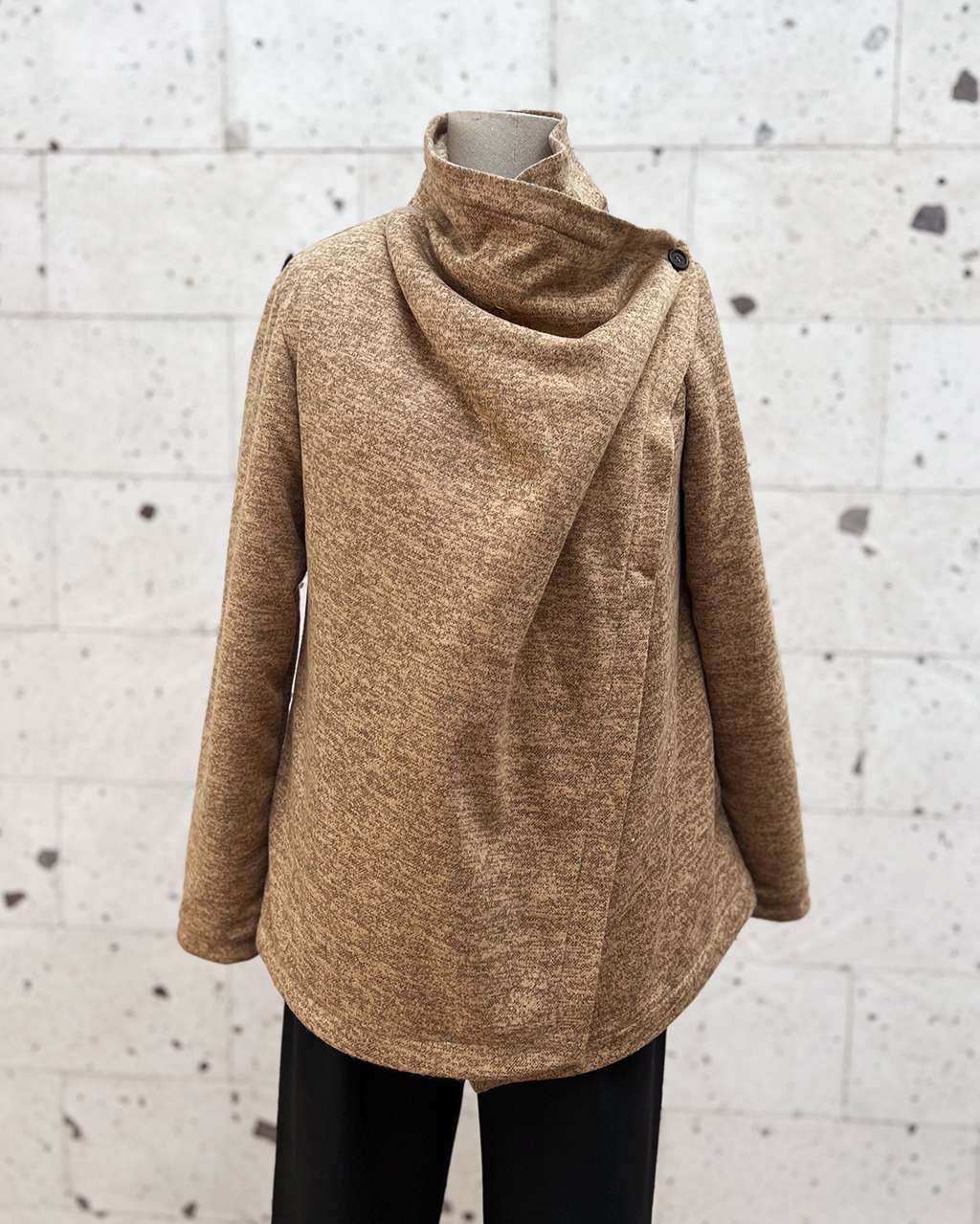 Cardigan Sherpa Camel